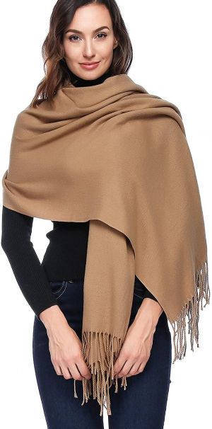 HOYAYO Cashmere Wool Shawl Wraps - Extra Large Thick Soft Pashmina Scarf