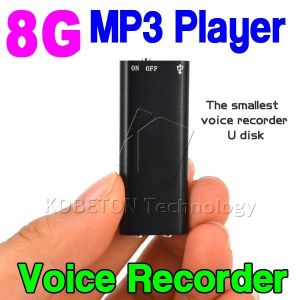 Mini 3 in 1 Stereo mp3 player Music 8GB Storage USB Flash Drive Digital Audio  Voice recorder Pen Dictaphone portable recorder