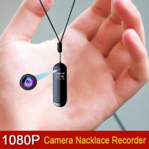 Mini Digtal Recorder Camera Oculta 160Degree View Angle 1080P Small Nacklace Audio Video Voice DV Dictaphone Micro Cam With Clip