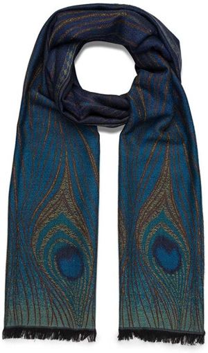 Shawl Scarf Womens Shawls Warm like Pashmina Scarf Wrap Evening or Day Peacock 74" x 28"