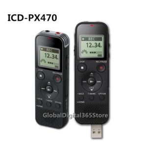 NEW Digital Voice Recorder For Sony ICD-PX470 Intelligent Noise Reduction Registra Expand Micro SD Card Support MP3/PCM Files
