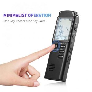 8GB Voice Recorder USB Professional 96 Hours Dictaphone Digital Audio Voice Recorder With WAV MP3 Player Free Headphones