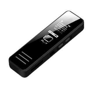 Audio Digital Long Distance Handheld Noise Reduction Portable Pen Dictaphone Interviews Zinc Alloy Activated Mini Voice Recorder