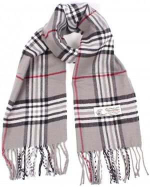 Plaid Cashmere Feel Classic Soft Luxurious Winter Scarf For Men Women