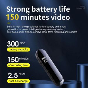 V8 Mini Digital Voice Recorder Audio And Video Synchronization Pen Video Camera Portable Reduction Noise Video Pen C8i4