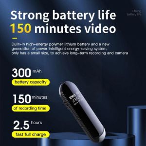 Audio And Video Synchronization Camera Pen Ai Smart Noise Portable High-definition V8 Reduction Pen Video Video Boutique C7F6