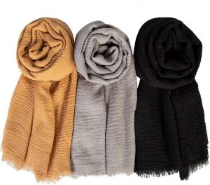 Chalier Hijab Scarfs for Women Shawl Set, Fashion Soft Scarves Lightweight Head Scarf for All Season