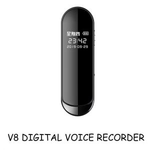 Professional Voice Activated Digital Audio Voice Recorder 8GB 16GB 32G USB Pen Non-Stop 150 Minute Recording One-key Video