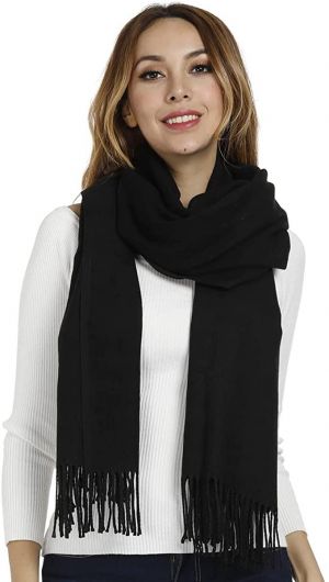 Winter Scarf for Women Men Soft Thick Warm Cashmere Shawls Wraps Large Long Plain Scarves