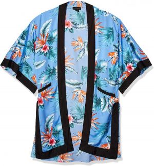 Steve Madden Women&#x27;s Classic Kimono Duster, Light Blue, ONE Size