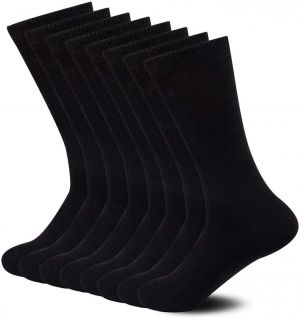 Sock Amazing Unisex Premium Bamboo Fiber Socks Super Soft Crew 8 Pack