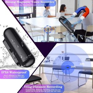 Best Quality Magnet Micro Sound 32GB Voice Recorder Pen Professional Activated 400 Hours Dictaphone MP3 Players for Meetings