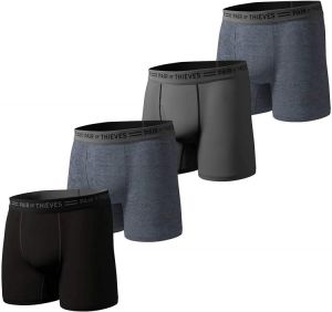 Pair of Thieves Men's 4 Pack Boxer Briefs - Everyday Kit Multipack Underwear