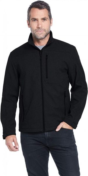 Weatherproof Men's Midweight Water and Wind Resistant Soft Shell Jacket (S-3XL)