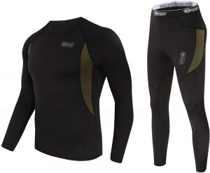 Thermal Underwear Set Winter Hunting Gear Sport Long Johns Base Layer Bottom Top Midweight