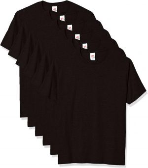 Hanes Men's Essentials Short Sleeve T-shirt Value Pack (6-pack)