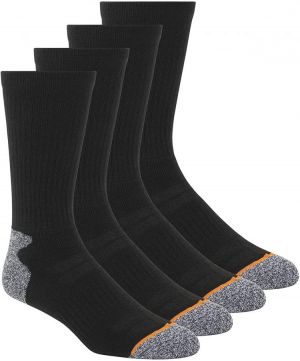 Weatherproof Men's 4 Pack Terry Crew Socks