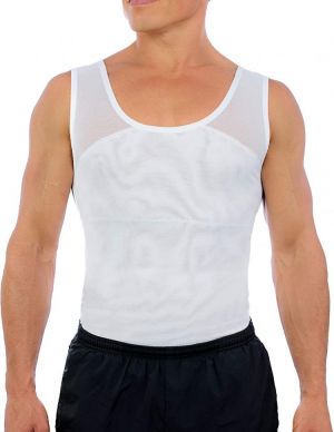 Esteem Apparel Original Men's Chest Compression Shirt to Hide Gynecomastia Moobs