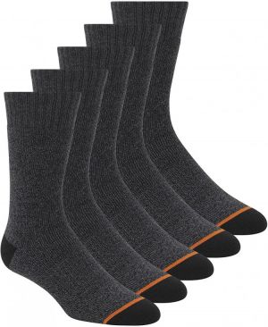 Weatherproof Men's 5 Pack Thermal Crew Socks