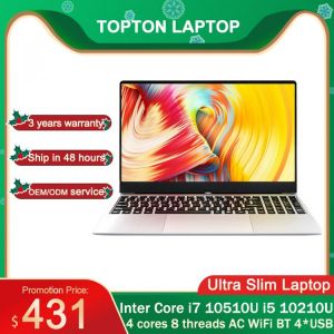 all in one place מחשבים 2020 TOP 15.6 inch Ultra Slim Laptop Intel Core i7 10510U i7-1165G7 Win 10 Metal Notebook Computer PC Netbook AC WiFi BT 4*USB