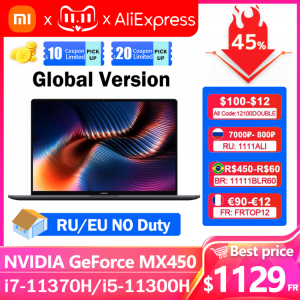 Xiaomi Laptop Pro15 i7-11370H/i5-11300H NVIDIA GeForce MX450 OLED 3.5K Screen 15.6Inch 16GB+512GB/1TB Thunderbolt4 Notebook PC