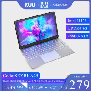 all in one place מחשבים KUU A8S 15.6 inch Student Laptop 6GB RAM 256GB SSD Notebook For intel J3455 Quad Core Ultrabook With Webcam Bluetooth WiFi