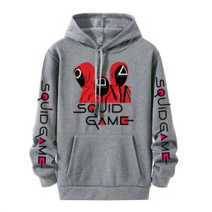 Squid Game Merch Hoodie 456 Sweatshirt 067 Jacket Cotton Fleece Cloth Casual Streetwear Pullovers