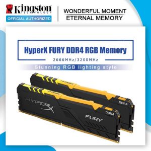 all in one place חומרה HyperX FURY RGB Memoria Ram DDR4 Memory 2666MHz 3200MHz 3600MHz DIMM XMP 8g 16G 32G kit ddr4 Memory Rams for Desktop