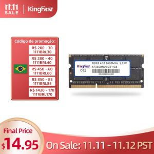 KingFast memoria ram ddr3 4GB 8GB 1600MHz Laptop Memory DDR3L 8 GB 1600MHz 1.35V 204pin Sodimm Notebook RAM for Laptop