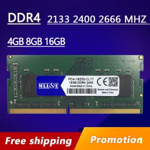 MLLSE Laptop DDR4 RAM 4GB 8GB 16GB 4G 8G 16G RAM Memory ddr 4 2133mhz 2400mhz 2666mhz notebook Memoria 260-pin SODIMM