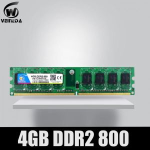 VEINEDA Memoria Ram ddr2 4gb 800 pc2-6400 Compatible ddr2 4 gb 667 PC5300 for Intel AMD Mobo