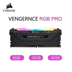 Corsair Vengeance RGB PRO 8GB 16GB 32GB DDR4 3000 3200 3600MHz LED Desktop Memory - Black