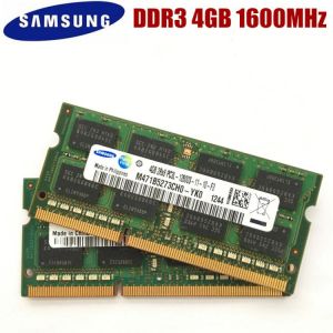 SAMSUNG 4GB 1RX8 2Rx8 PC3 PC3L12800S DDR3 4G 1600 Mhz Laptop Memory Notebook Module SODIMM RAM