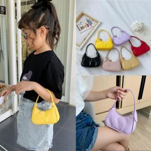 Fashion Princess Accessories Mini Coin Purse Lovely Children's Small Shoulder Bag PU Leather Girls Baby Wallet Handbags Kid G