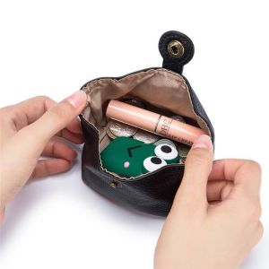 Japanese And Korean Coin Purse Wallet Soft Leather Mini Key Women's Coin Lipstick Storage Bag Change Bag Woman Wallet
