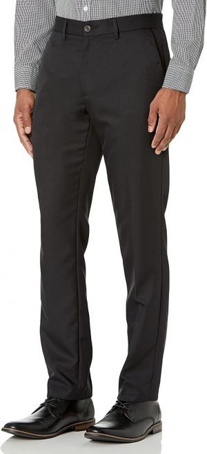 Amazon Essentials Men's Slim-Fit Flat-Front Dress Pants
