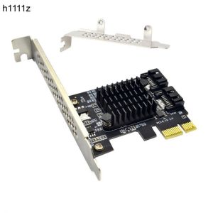 Chi a Mining PCIE SATA PCI-E Adapter 2 Port SATA 3.0 6Gbps Controller PCI Express X1 to SATA 3 Expansion Card Riser Marvell 9125