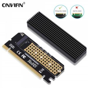 Onvian m.2 to pcie x16 adapter Card pci-e to m.2 convert adapter NVMe SSD Adaptor m2 M Key Interface PCI Express 3.0