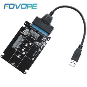 all in one place חומרה mSATA to SATA adapter M.2 M2 NGFF to 2.5 inch 2.5'' SATA 3 3.0 SSD HDD adapter mSATA M.2 to USB 3.0 3 controller Expansi