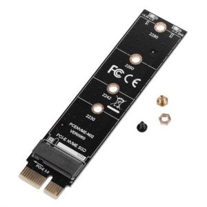 NVME PCIE 1X Adapter Card PCIE M.2 SSD to PCI-E3.0 1x  Extension M Key NGFF Converter adapter Card for Samsung 960 EVO SSD Drive