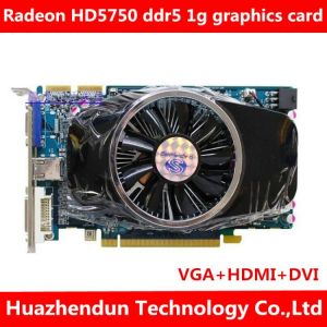 Original Sapphire HD5750 real 1G DDR5 High Frequency Game High end Graphics Card LOL Smooth Operation of Various Games 1pcs
