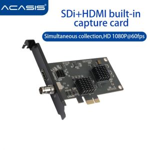Acasis Dual-Channel SDI/HDMI-compatible HD PCIE Capture Card Switch Game Live Broadcast PS4/NS Camera SLR 4k Recording Vmix