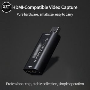 USB 2.0/3.0 HDMI-compatible Video Capture Card Video Grabber Record 1080p 30/60fps for PS4 Game Camera Recording Live Streaming