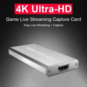 USB 3.0 1080P 4K HD Video Capture HDMI Game Capture Card Suitable for Game Live Broadcasts Video Recording