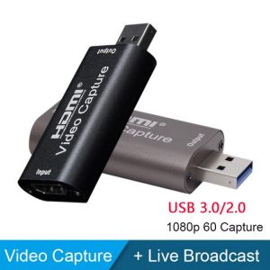 Mini 4K Video Capture Card 1080P 60fps HD To USB 3.0 2.0 Video  Recording Box for Game DVD Camcorder Live Streaming Broadcast