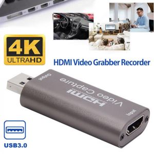 1080P 4K Video Capture Card USB 3.0 2.0 HDMI Video Grabber Record Box for PS4 Game DVD Camcorder Camera Recording Live Streaming