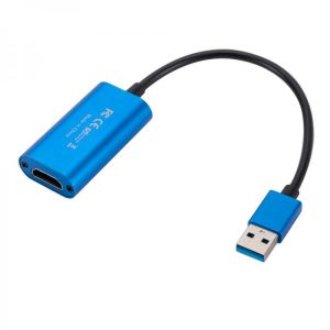 HDMI-Compatible to USB Video Capture Card HD 1080P HDMI-Compatible Video Capture Board for Game Record Live Streaming Broadcast