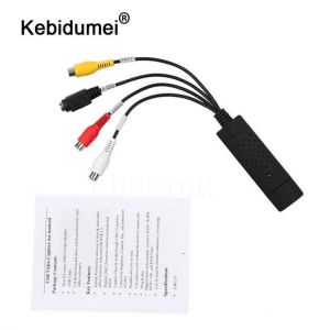 kebidumei USB 2.0 to RCA cable adapter converter Audio Video Capture Card Adapter PC CableS For TV DVD VHS capture device 630A