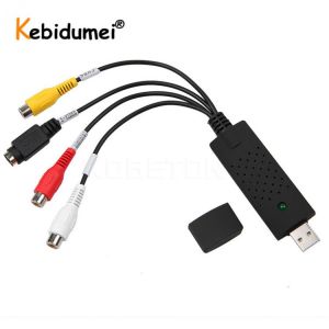 Portable USB2.0 Audio Video Capture Card Adapter Easy To Cap Easycap VHS To DVD Video Capture Converter For Win7/8/XP/Vista