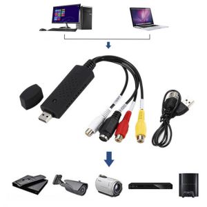 USB2.0 VHS To DVD Converter Convert Analog Video To Digital Format Audio Video DVD VHS Record Capture Card quality PC Adapter